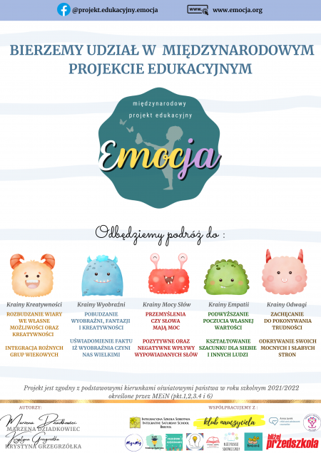 Międzynarodowy projekt edukacyjny  ''Emocja''