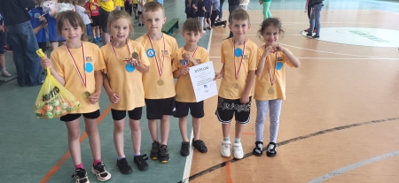 Zmagania sportowe przedszkolaków