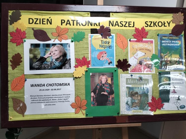 Dzień Patronki Naszej Szkoły- Wandy Chotomskiej. - Szkoła Podstawowa im