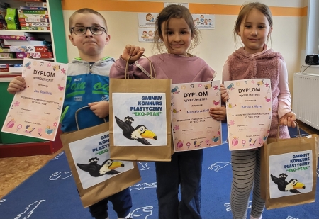 Gminny konkurs plastyczny ''EKO-PTAK''